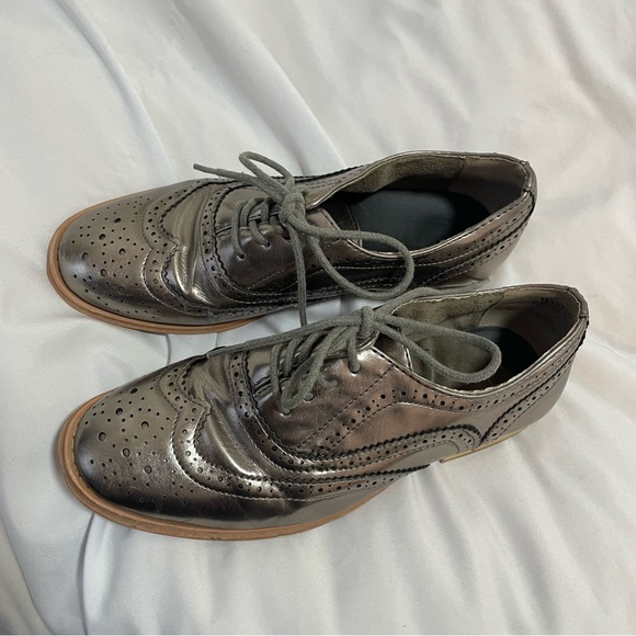 Silver metallic loafers - Picture 3 of 7